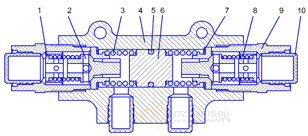 Гидрозамок отвала ДЭТ-250М2Б Гидрозамок отвала ДЭТ-250М2Б