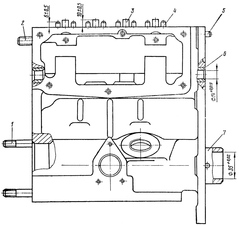 Блок топливного насоса Блок топливного насоса