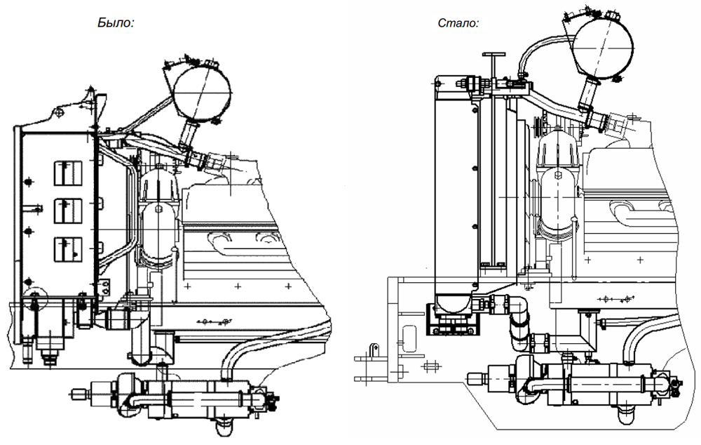 применён фронтальный радиатор HYDAC применён фронтальный радиатор HYDAC